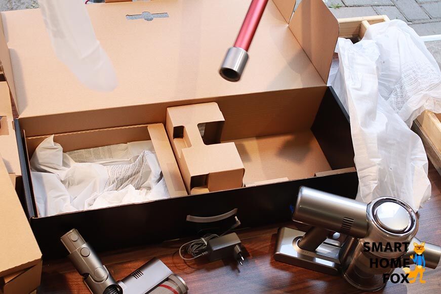 Auspacken und Inbetriebnahme des Dreame V11